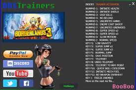 Borderlands 3 Trainer 36 Fearless Cheat Engine