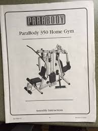 Parabody 350 Home Gym 150 De Pere Sports Goods For