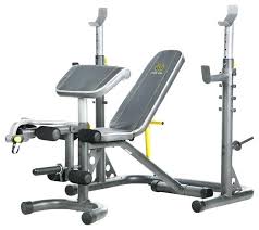 Golds Gym Weight Bench With Squat Rack Transitional Home