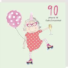 Born in 1930, 90 details: Rosie Made A Thing Fabulousness Female 90th Birthday Card Greeting Cards Ebay