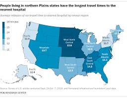 How far am i from iowa. How Far Do Urban Suburban And Rural Americans Live From A Hospital Pew Research Center