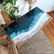 Pin By Depanshu Gola On Epoxy Table In 2020 Resin Art Beach Inspired Ocean Waves
