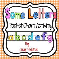 Some Letters Pocket Chart Activity