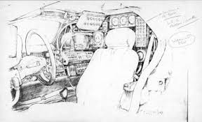 Back To The Future Back To The Future Interior Sketch Delorean