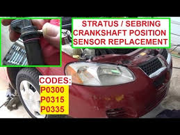 View and download chrysler pt cruiser service & repair manual online. Crankshaft Position Sensor Replacement Dodge Stratus Chrysler Sebring P0300 P0315 P0335 Youtube