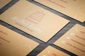 Cupcake bakery pastry chef glitter drips rose gold business card. 27 Creative Bakery Business Cards Examples