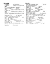 Google has many special features to help you find exactly what you're looking for. Avancemos 1 Unit 1 Lesson 1 1 1 Crossword Puzzle By Senora Payne