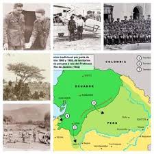 La frontera entre perú y colombia fue definido en el año 1922 y ratificado en el año 1933 cuando colombia le devuelve gueppi al perú y perú le por tierra están parejos por la experiencia de ambos paises en guerra selvática (lucha contra las farc y otros por parte de colombia) y (sendero. Guerra Peruano Ecuatoriana 1941 Ecured