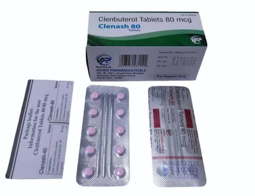 80 mcg Clenbuterol Tablets, 80mg at ₹ 100/box in Nagpur | ID: 2854304944430