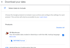 May 11, 2021 · if you only want to save your image library, click 'deselect all' under the 'select data to include' tab. How To Download Your Personal Data From Google