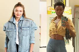 Gigi hadid was born in los angeles, california to parents, yolanda hadid and mohamed hadid, on 23rd april, 1995.she began her modeling career she was just 2 years old after she was discovered by paul marciano, of guess, she started with baby guess, after which she stopped so she could concentrate in school, she eventually got back, continued working with them. Gigi Hadid Changes Model Nanga Awasum S Life With Outfit Photo People Com