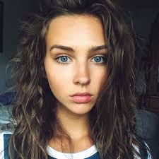 What proportion of each eye shade or color is there?. Curly Brown Hair Blue Eyes Girl Novocom Top