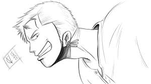 VCdesenhos: Desenho do Zoro para pintura