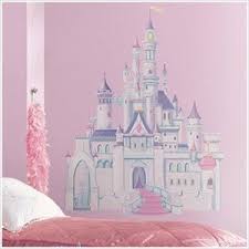 Large Disney Princess Wall Decals Cinderella Giant Castle With Glitter Wall Mural Removab Disney Princess Castle Disney Princess Wall Decals Princess Castle