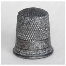 Antique Sterling SIMON BROS Sewing Thimble