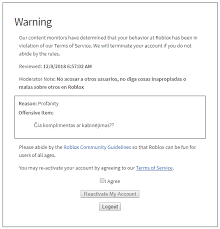 Has been suspended android free fire free fire pc free fire cheat free fire ios free fire free diamonds free fire следующее. Ban Roblox Wikia Fandom