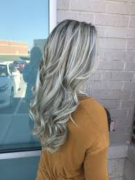 Ash Blonde Long Hair Lowlights Highlights Fallcolor Ashblonde Hair Beauty Silverhair Wintercolor Gray Hair Highlights Grey Hair Color Grey Blonde Hair
