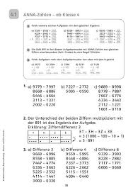 Wieder ein paar arbeitsblätter, die sich mit bereits vorgestellten aufgaben gut kombinieren lassen. Anna Zahlen Ab Klasse 4 F Sbzo De