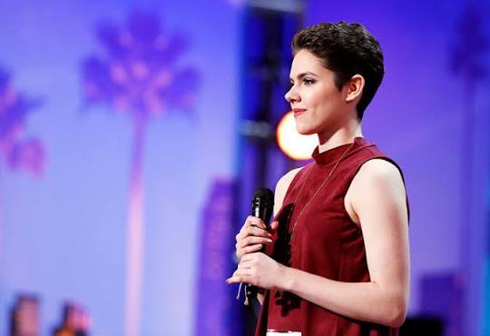 America's Got Talent: Teen Cancer Survivor Calysta Bevier Gets Simon Cowell's Golden Buzzer - TV Guide