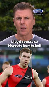 The club has to have a good hard look at themselves." Speaking to Tom  Morris, Matthew Lloyd reacts to the stunning news Essendon captain Zach  Merrett met with Hawthorn. #9WWOS #AFL