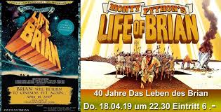 Und die heiligen drei könige, die sich versehentlich zuerst in brians stall begeben, bemerken ihren irrtum schnell, als sie von brians. Cine 5 40 Jahre Das Leben Des Brian