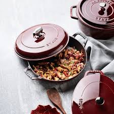 I highly recommend it to anyone looking to purchase a dutch oven. Staub Enameled Cast Iron Round Wide Dutch Oven 6 Qt Williams Sonoma