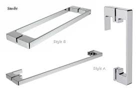 Heavy Duty Glass Shower Door Pull Handle And Towel Bar By Sanliv Modern Shower Doors Shower Door Handles Shower Doors