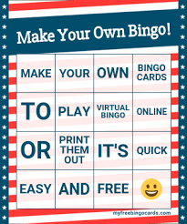 Remix it to make it your own. Free Custom Bingo Card Generator