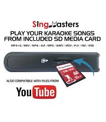 Telugu Edition Sm500 Singmasters Dual Wireless Microphones Karaoke Machine System 16 Telugu 5300 Indian Karaoke Songs