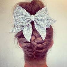 Cheer tryouts cheerleading jumps cheer athletics cheer coaches cheer stunts cheer dance cheer mom cheer pictures cheer pics. Pin By Stephanie Sneed On Hairstyles For Long Hair Cheer Hair Cheerleading Hairstyles Cheer Bows