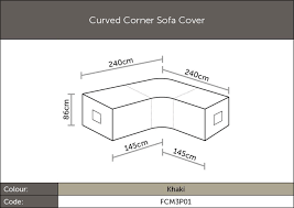 Maximise your living space with a corner sofa from sofology. Bramblecrest Curved Corner Sofa Cover Khaki Just Outdoor
