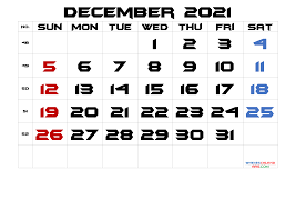 December 2021 Printable Calendar With Week Numbers Free Premium In 2020 2021 Calendar Calendar Printables Calendar With Week Numbers