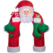Holiday Living 12 Ft Animatronic Lighted Archway Christmas Inflatable Lowes Com Christmas Inflatables Inflatable Christmas Decorations Blow Up Christmas Decorations
