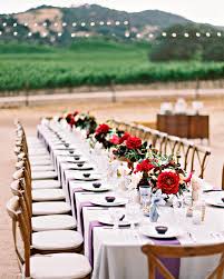 Tentes, tables, chaises, nappage & vaisselle. 42 Stunning Banquet Tables For Your Reception Martha Stewart