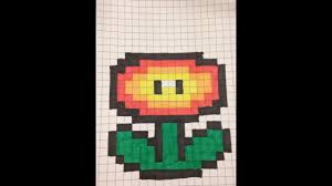 Mini Pixel Art 2 Fire Flower Mario Youtube In this video i show you how to make the fire flower from the original super mario bros.
