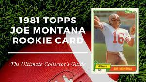 Check spelling or type a new query. 1981 Topps Joe Montana Rookie Card The Ultimate Collector S Guide Old Sports Cards