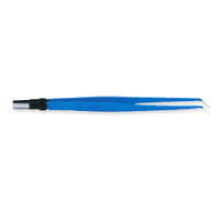Forbici bipolari monouso 18 cm - curve - 1 pz.