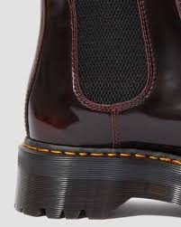 They're constructed with elasticated panels. 2976 Arcadia Platform Chelsea Boots Dr Martens