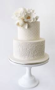 Wedding Cakes 6 08092017 Km Modwedding Lace Wedding Cake Cake Decorating With Fondant White Wedding Cakes
