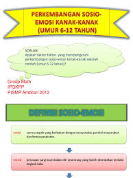 Reka bentuk kajian yang dijalankan adalah penyelidikan secara kualitatif. 7 Perkembangan Sosio Emosi Kanak Kanak