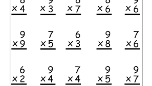 Single Digit Multiplication 25 Problems On Each Worksheet Three Worksheets Worksheets Free Printable Worksheets Multiplication