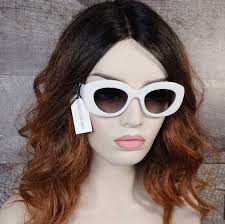 Elizabeth and James White Sunglasses