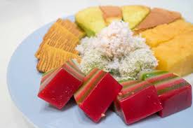 Enticing Thai Desserts In 2020 Layer Cake Recipes Sticky Rice Sticky Rice Cake Recipe