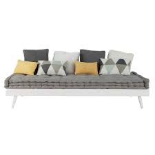 L'intera collezione si caratterizza come programma modulare ed esteso, che permette la. Panca Letto Bianco In Pino 90x190 Cm Sixties Maisons Du Monde