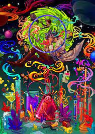 Perfect screen background display for desktop, iphone, pc, laptop, computer, android phone, smartphone, imac, macbook, tablet, mobile device. Trippy Rick And Morty Acid Novocom Top