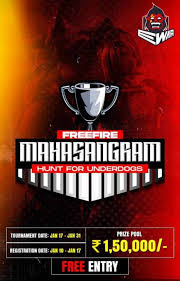 Updated today ✅ free fire codes to claim gifts ☝ (pets, skins, rewards and free diamonds) ⭐ click here to view the page. Esports Tournament Ewar Freefire Mahasangram Offers Prize Pool Of Inr 1 5 Lakh