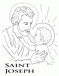 Jerome library coloring books) (volume 1). St Joseph Coloring Pages Coloring Home