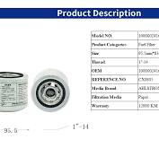 High Performance Auto Spare Parts Fuel Filter for Shuaihu Engines 1000002416