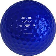 Golf Balls Dark Blue Custom Printed 3 Color Clear 3 Ball Sleeves Golf Ball Blue Ball Lights