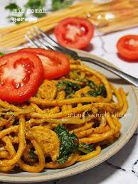 Mie Gomak Spaghetti Batak Resep Makanan Masakan Indonesia Ide Makanan